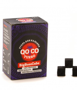 Уголь Qoco Turbo Big Boss Cube